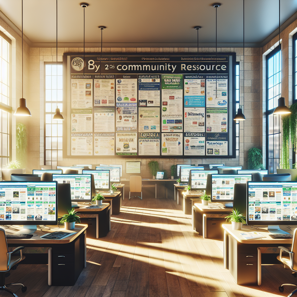 Professional business directory community resource center